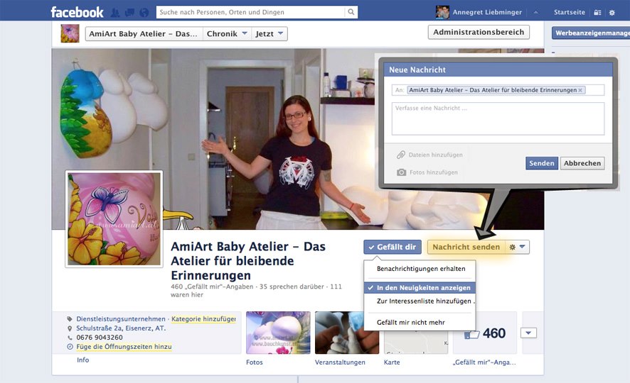 Baby Atelier auf Facebook